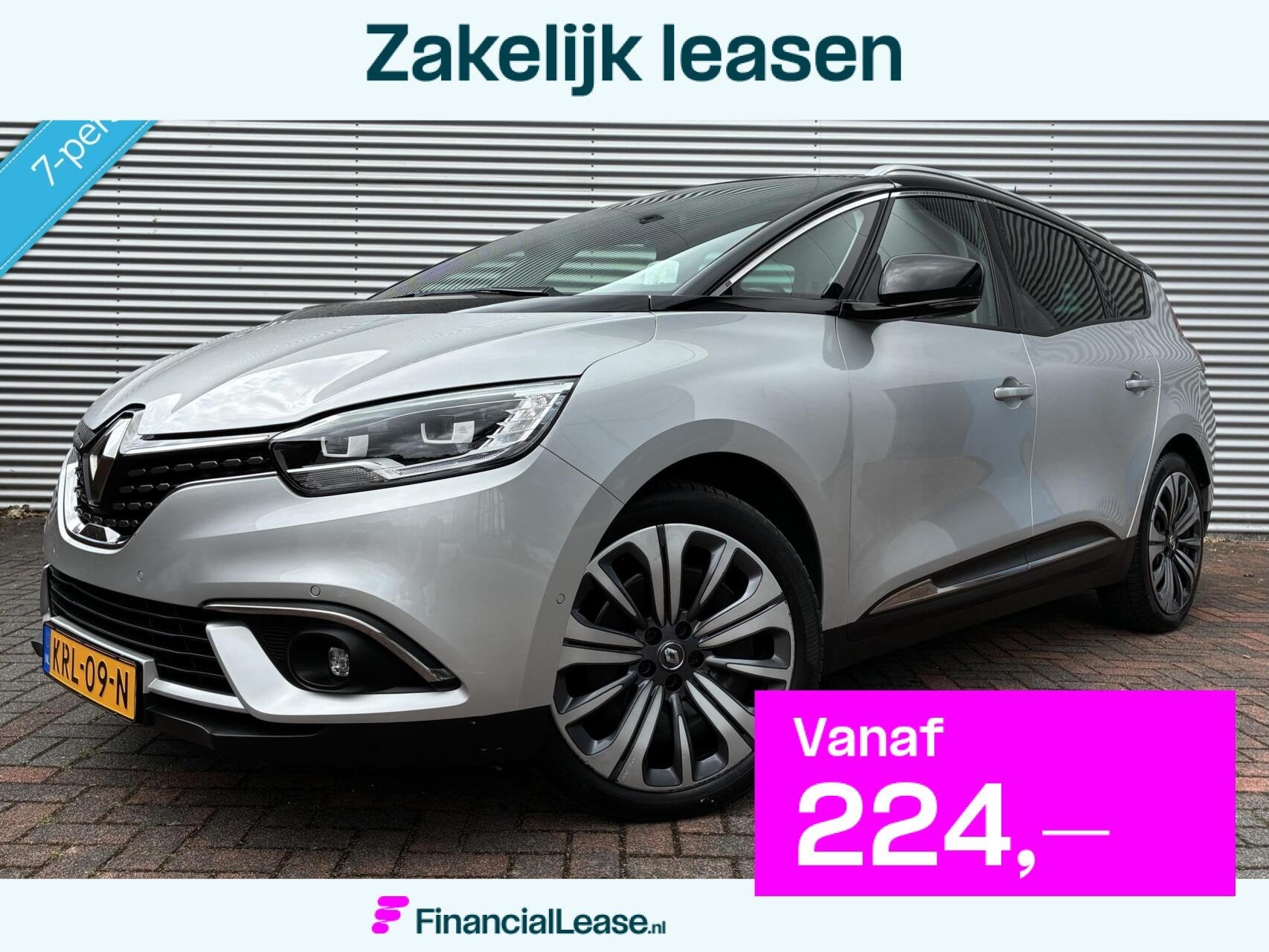 Renault Grand Scenic 1.2 TCe Intens 7 Persoons CarPlay 2018, Gebruikt, 4 cilinders, 1850 kg, 132 pk