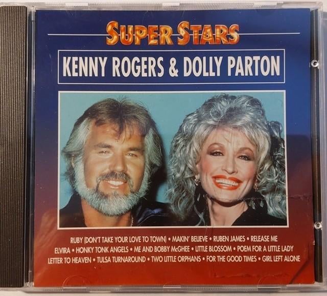 CD. Kenny Rogers and Dolly Parton - Super stars, Ophalen of Verzenden, Zo goed als nieuw