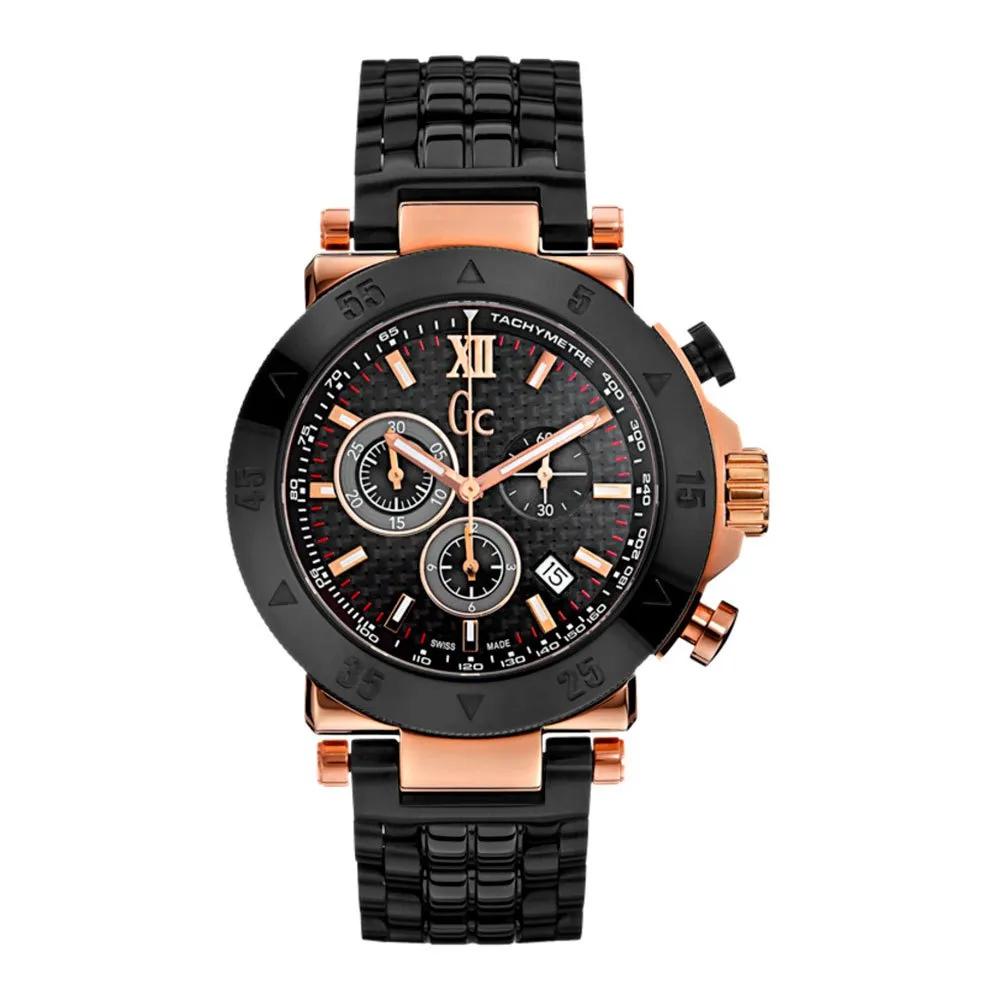 Gc Herenhorloge X90006G2S Chronograaf, Ophalen, Gebruikt, Staal, Overige merken