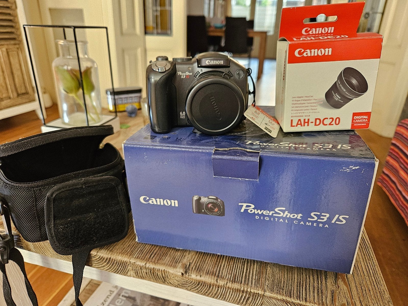 Canon PowerShot S3 IS Digitale Camera met Accessoires, Audio, Tv en Foto, Fotocamera's Digitaal, Gebruikt, Canon, Beeldstabilisatie