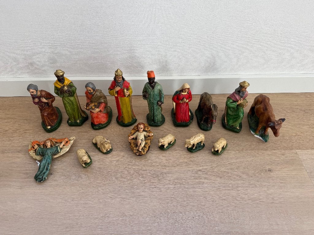 Kerststal beelden, Ophalen, Gebruikt