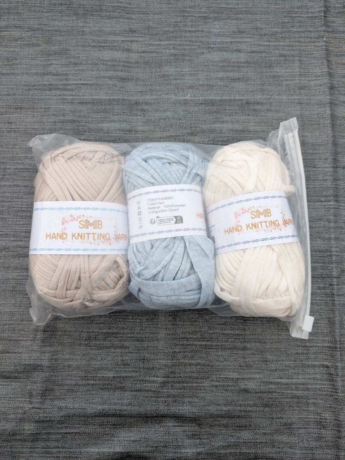 3 bollen t-shirt garen., Ophalen of Verzenden, Nieuw, Breien of Haken, Wol of Garen