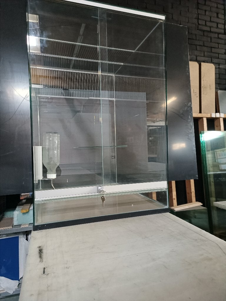 Knaagdiervitrine, Ophalen, Kooi, Chinchilla, 90 cm of meer