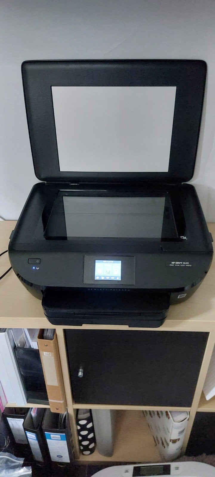 HP Envy 5640 All-in-One Printer met volle inktpatronen, Kleur printen, Gebruikt, Inkjetprinter, All-in-one