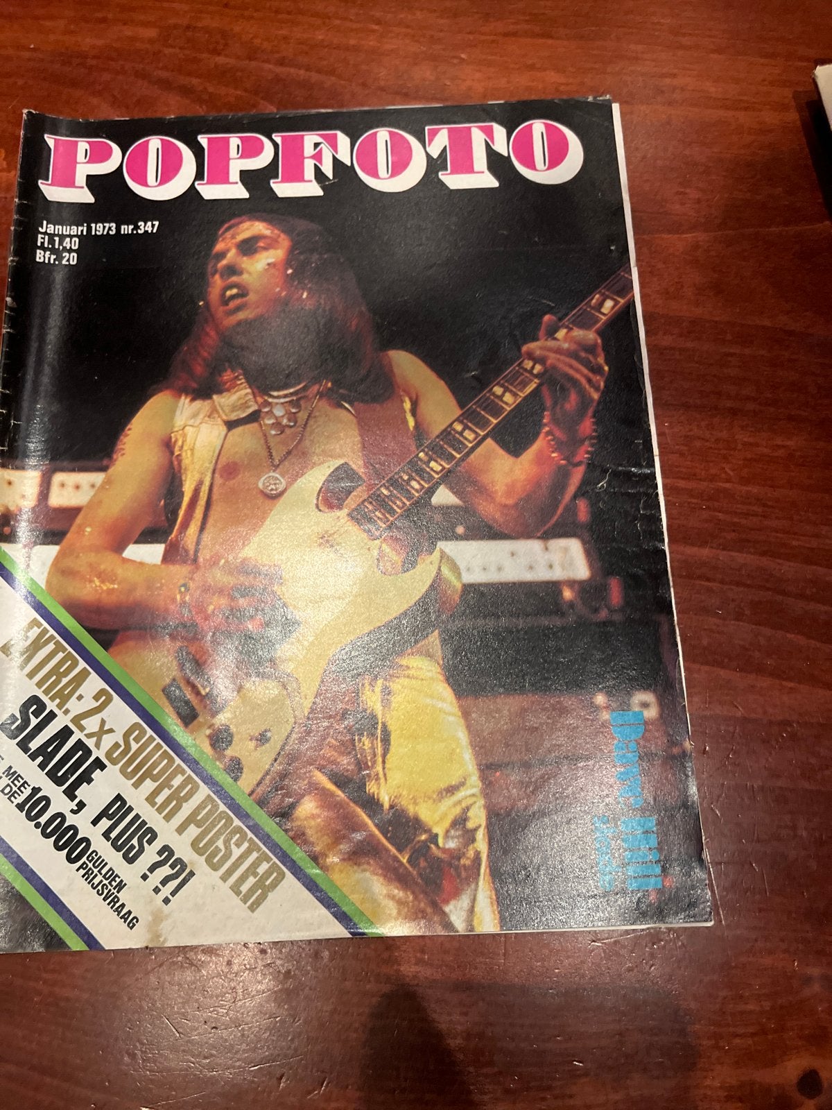 Popfoto Januari 1973 - Slade, David Cassidy, Michael Jackson, Ophalen of Verzenden, Gelezen, Muziek, Film of Tv