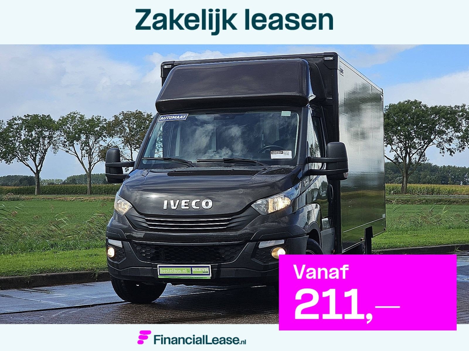 IVECO DAILY 35S13 automaat airco cruis, Automaat, 136 pk, Gebruikt, Elektrische buitenspiegels