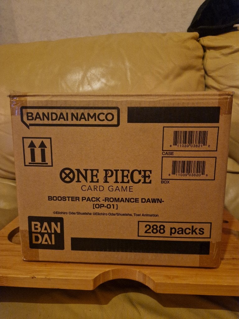 Empty Case Blue Bottom One Piece Romance Dawn Pre Errata, Ophalen of Verzenden, Zo goed als nieuw, Overige typen