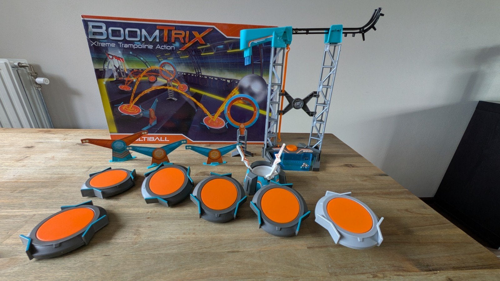 BoomTrix Multiball Xtreme Trampoline Action knikkerbaan, Ophalen of Verzenden