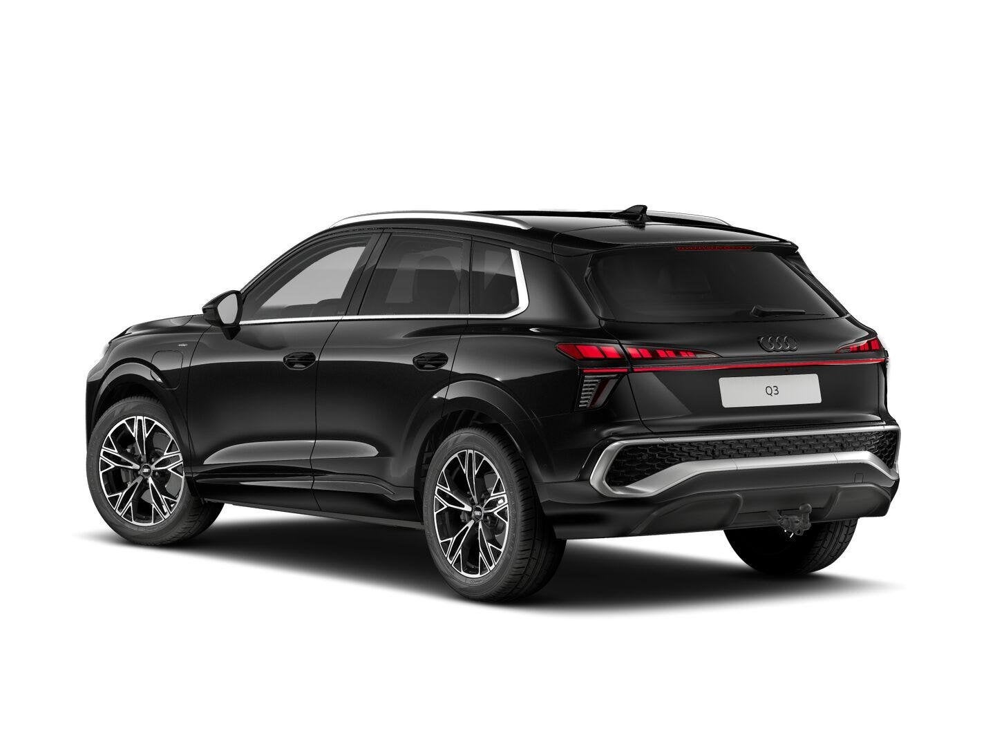 Audi Q3 S edition (A3) e-hybrid 200 kW / 272 PK SUV 6 ver, Auto's, Audi, 1800 kg, 1498 cc, 4 cilinders, Zwart