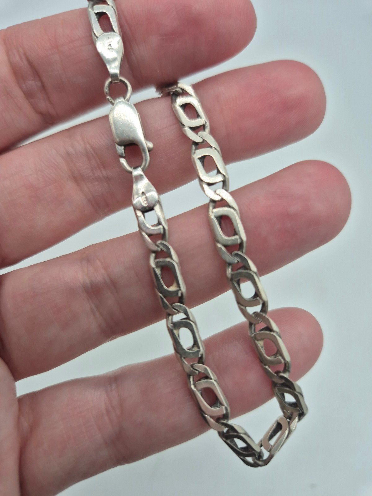 Mooie zilveren armband 925, Sieraden, Tassen en Uiterlijk, Armbanden, Verzenden, Gebruikt, Zilver, Zilver