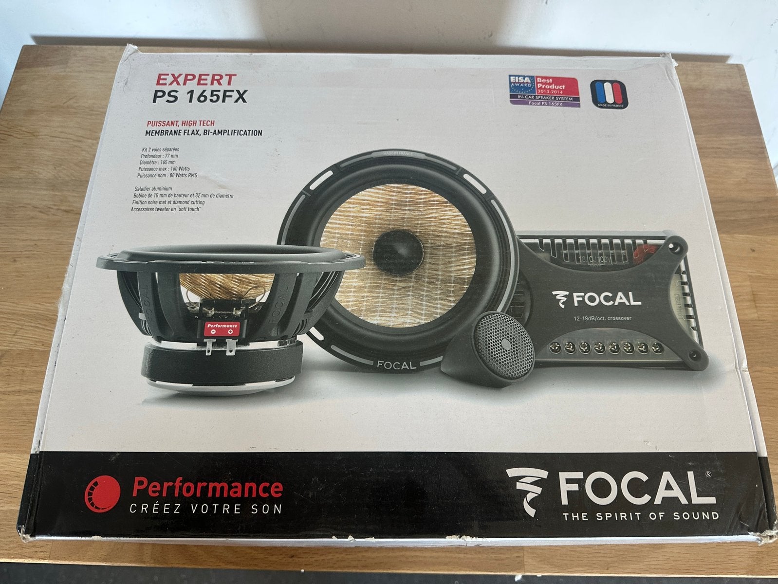 Focal PS165FX Flax 2 weg composet, Auto diversen, Ophalen of Verzenden, Zo goed als nieuw