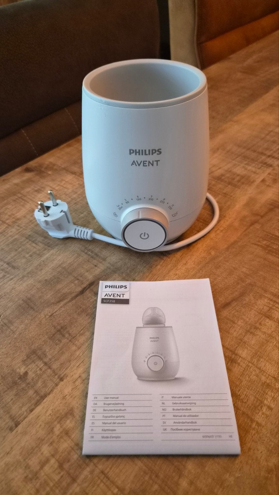 Philips Avent Flessenwarmer SCF358 - Zo goed als nieuw, Ophalen, Zo goed als nieuw, Flessen- of potjesverwarmer, Philips Avent