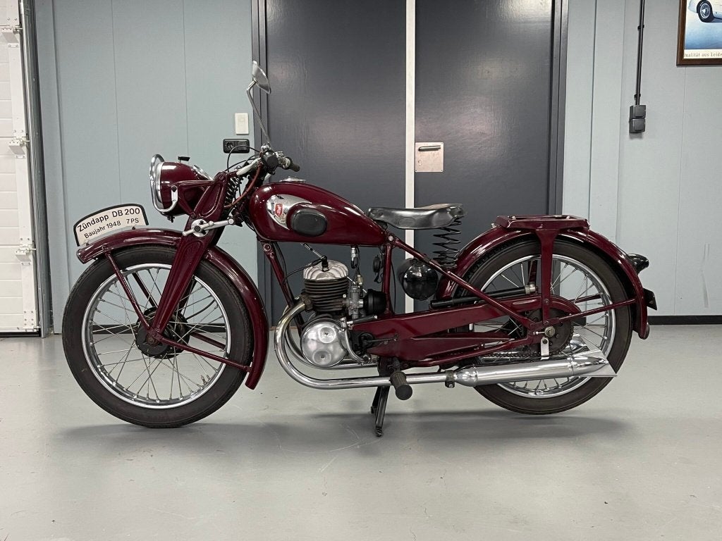 Zündapp DB 200 1948, Motorrijbewijs A, Gebruikt, Toermotor, 200 cc
