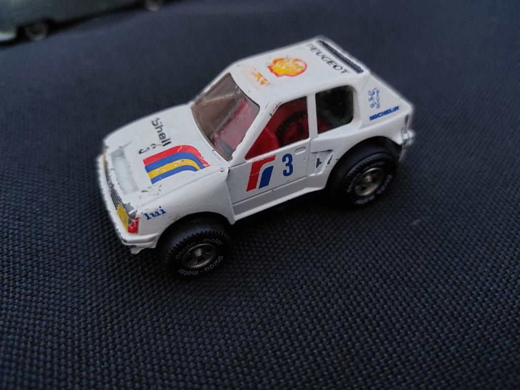 Darda Motor Peugeot 205 Rally Auto - Vintage Speelgoed, Ophalen of Verzenden, Gebruikt