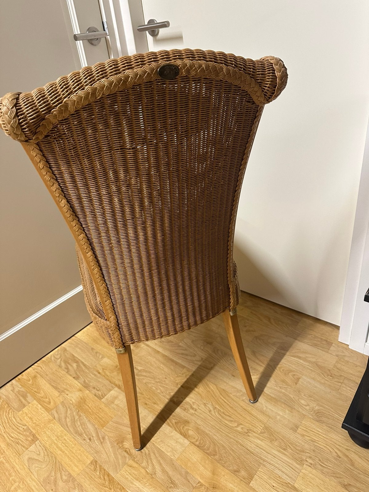 Rotan eetkamerstoelen, Ophalen, Zo goed als nieuw, Bruin