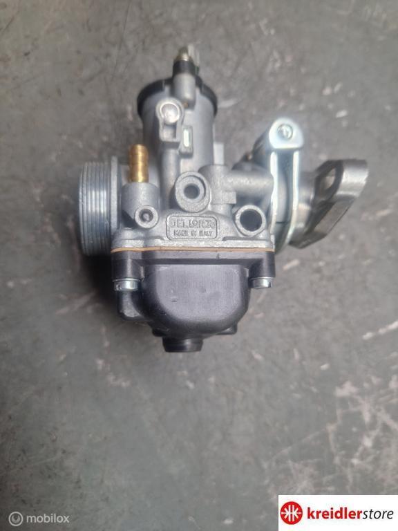 Dellorto PHBS 17 mm carburateur incl spruitstuk, Dellorto, Ophalen of Verzenden, Dellorto, Gebruikt