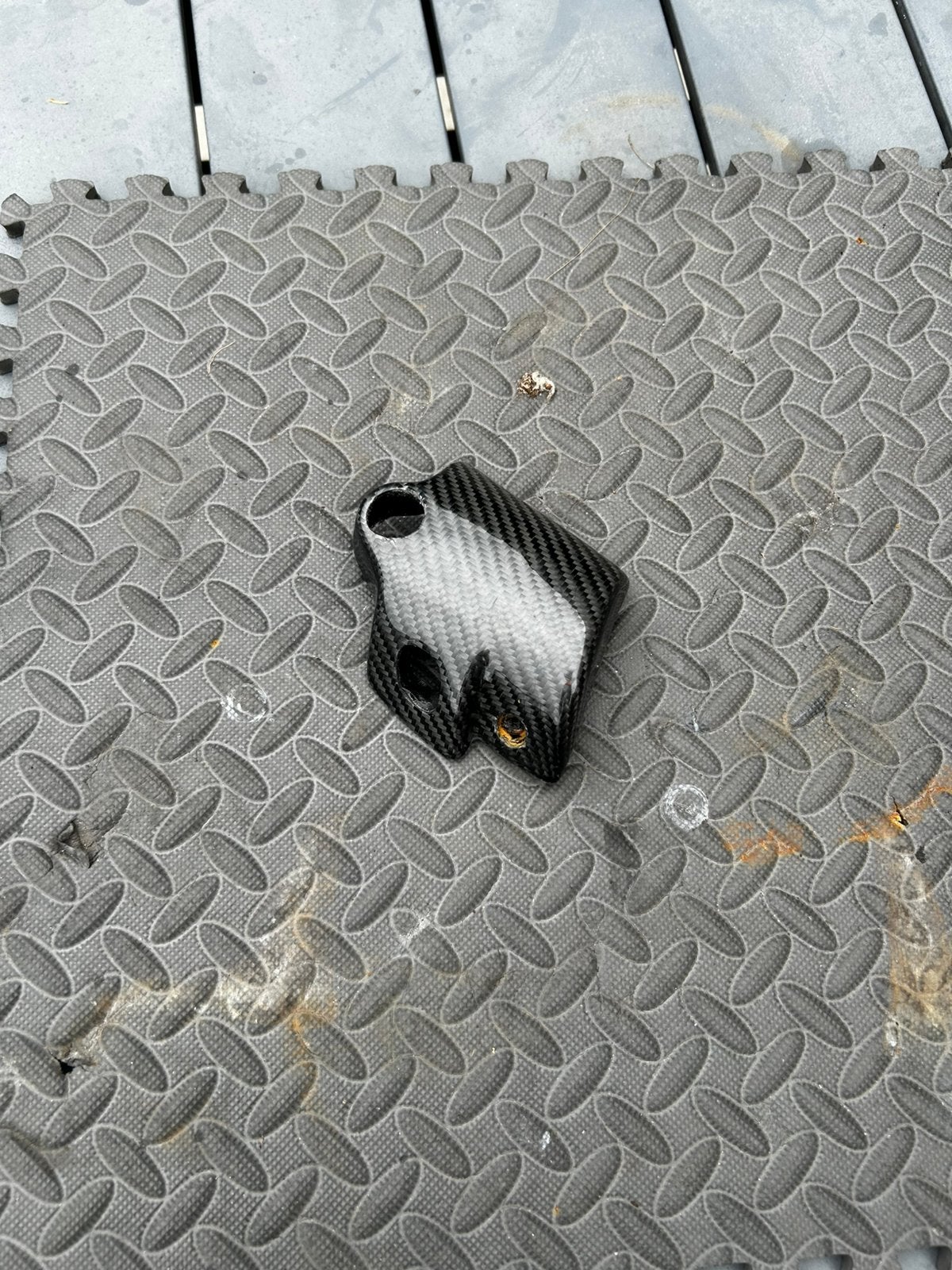 Carbon rempot kapje zip, Motoren, Ophalen of Verzenden