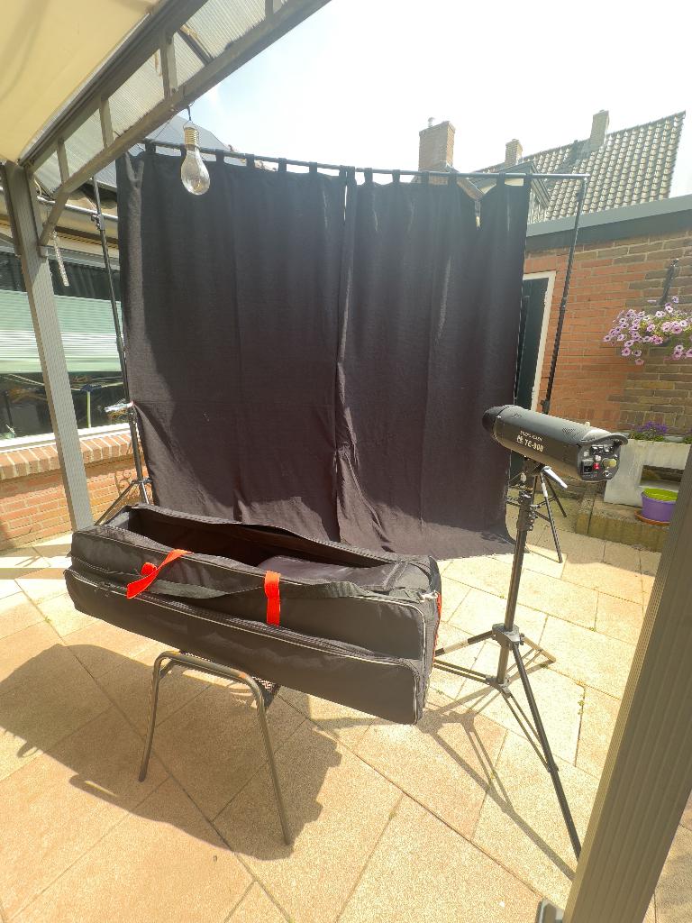 Fotostudio, Ophalen, Gebruikt, Complete fotostudio