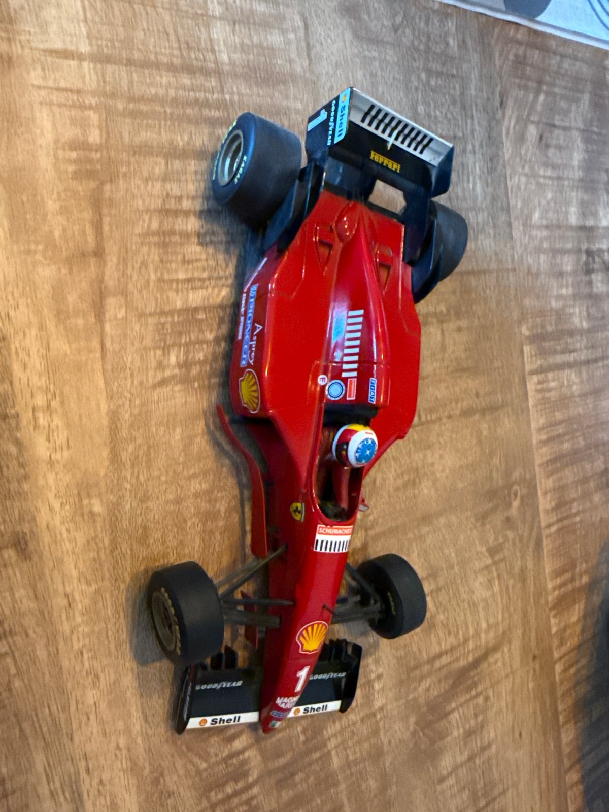 Ferrari 412 T2 Michael Schumacher Collection 1996, Ophalen, Zo goed als nieuw, Auto, Overige merken