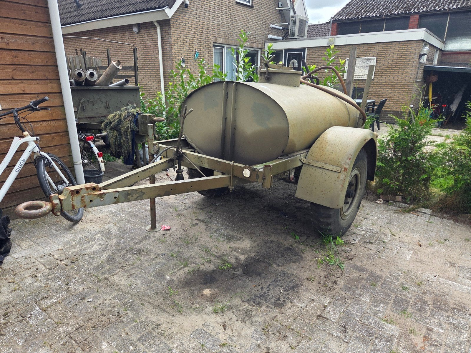 Waterwagen, Ophalen, Landmacht, Nederland