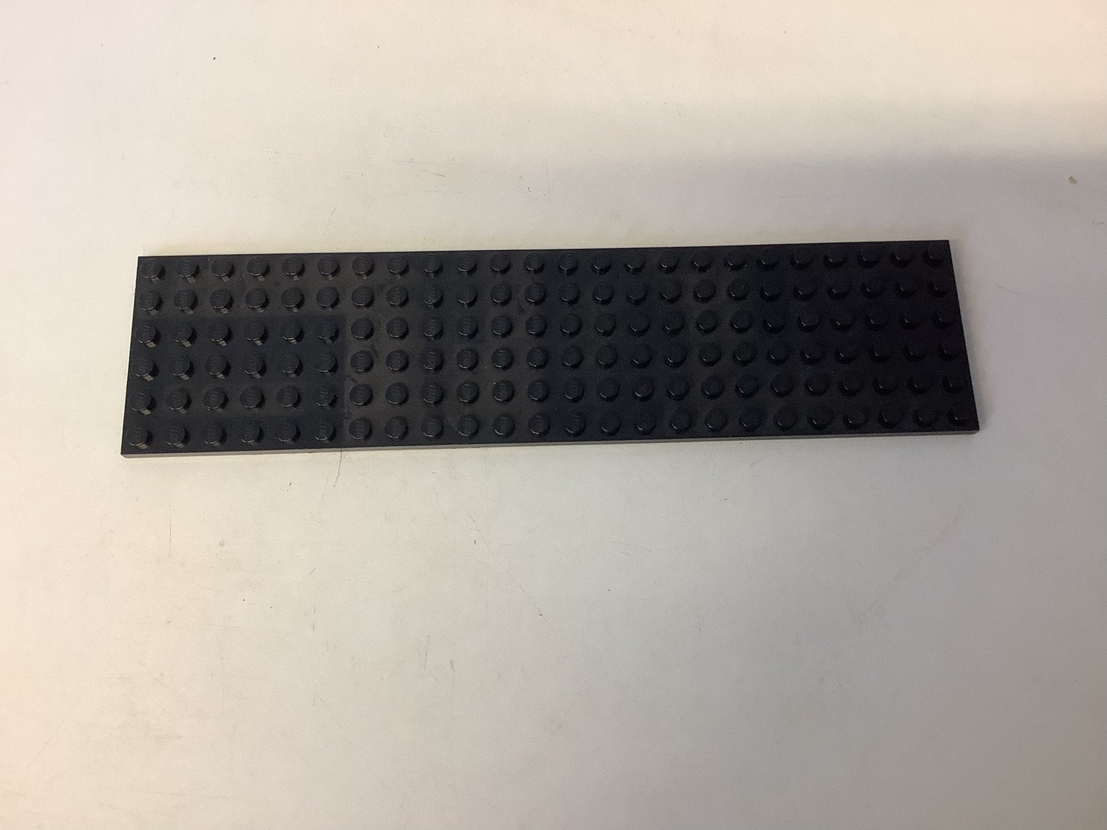 Lego plaat 6x24 zwart, Ophalen of Verzenden, Gebruikt, Losse stenen, Lego