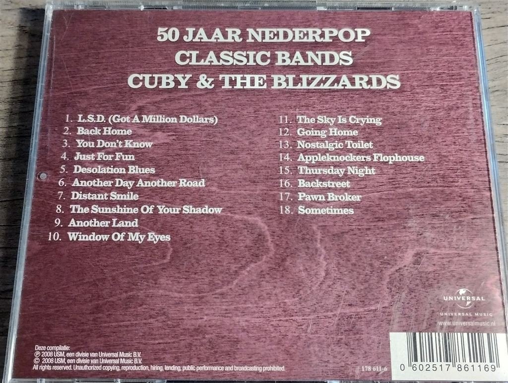 Cuby & The Blizzards - 50 Jaar Nederpop [Classic Bands], Ophalen of Verzenden, Zo goed als nieuw, Jazz