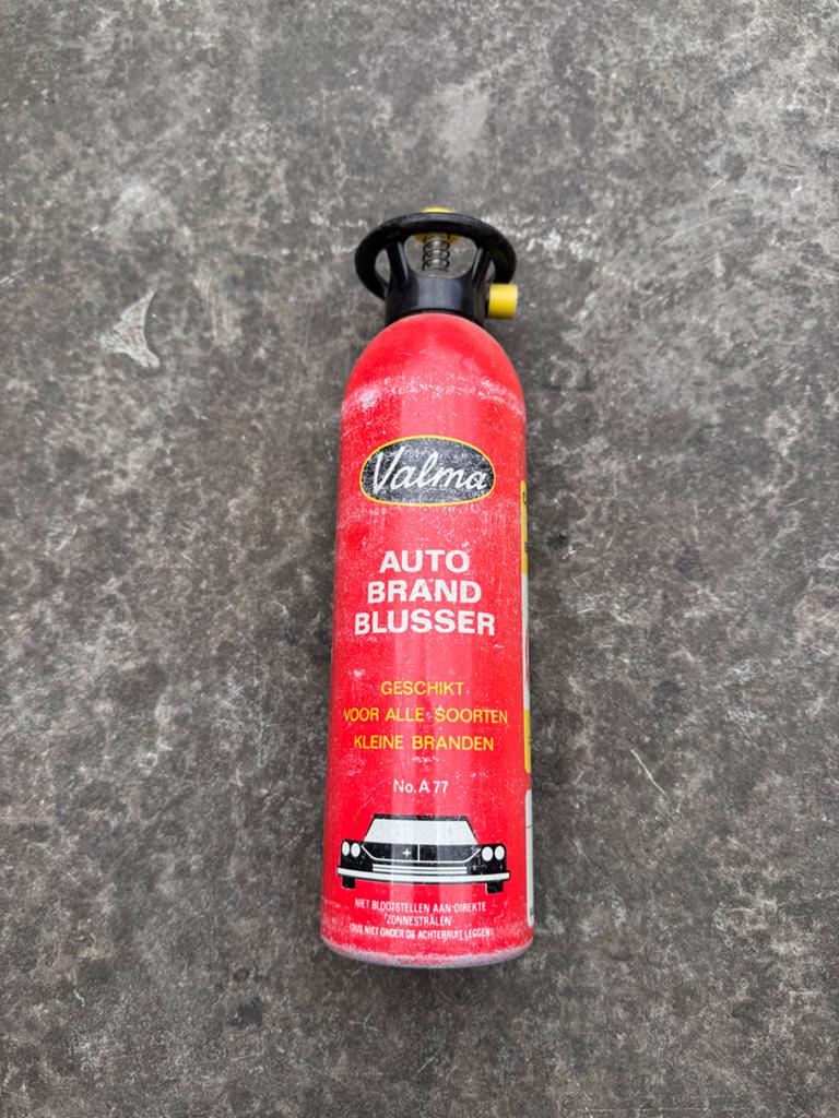Vintage Valma Auto Brandblusser - Decoratief item, Ophalen, Gebruikt, Brandblusser