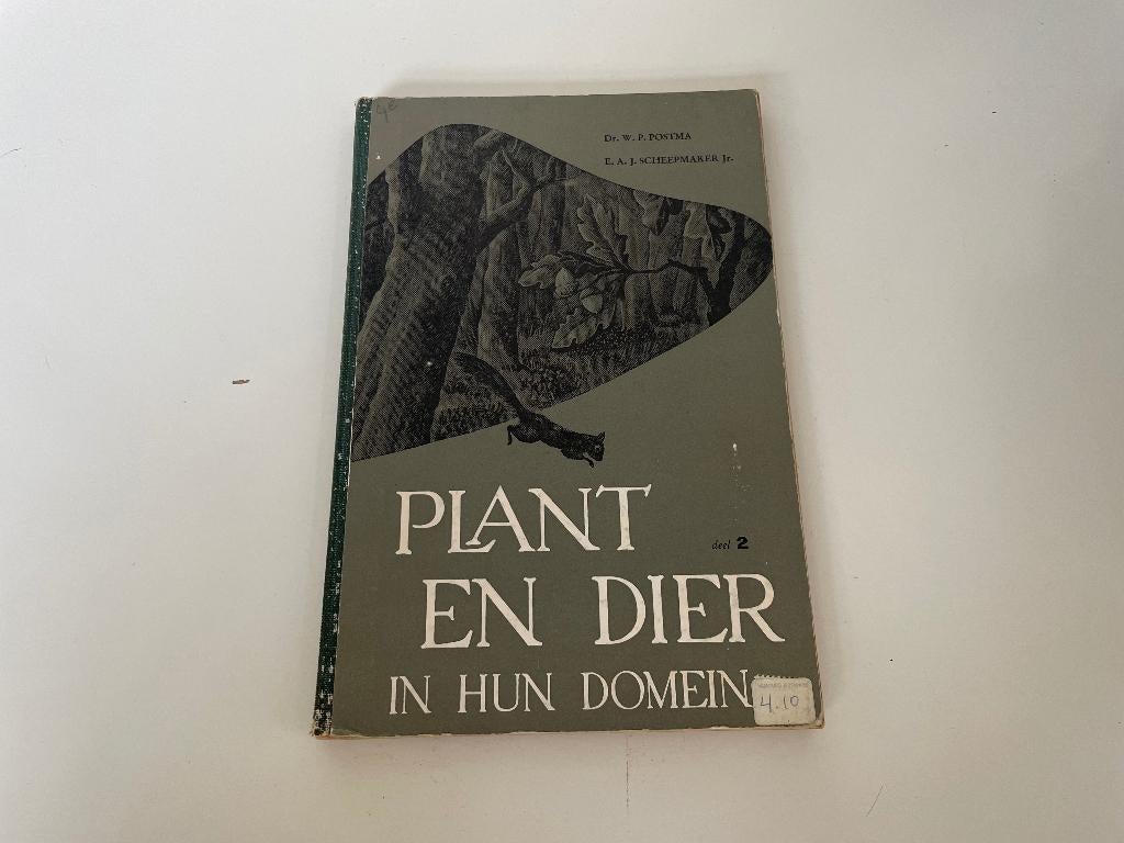C336 Plant en Dier in hun Domein. Postma Scheepmaker, Boeken, Natuur, Ophalen of Verzenden, Gelezen, Natuur algemeen