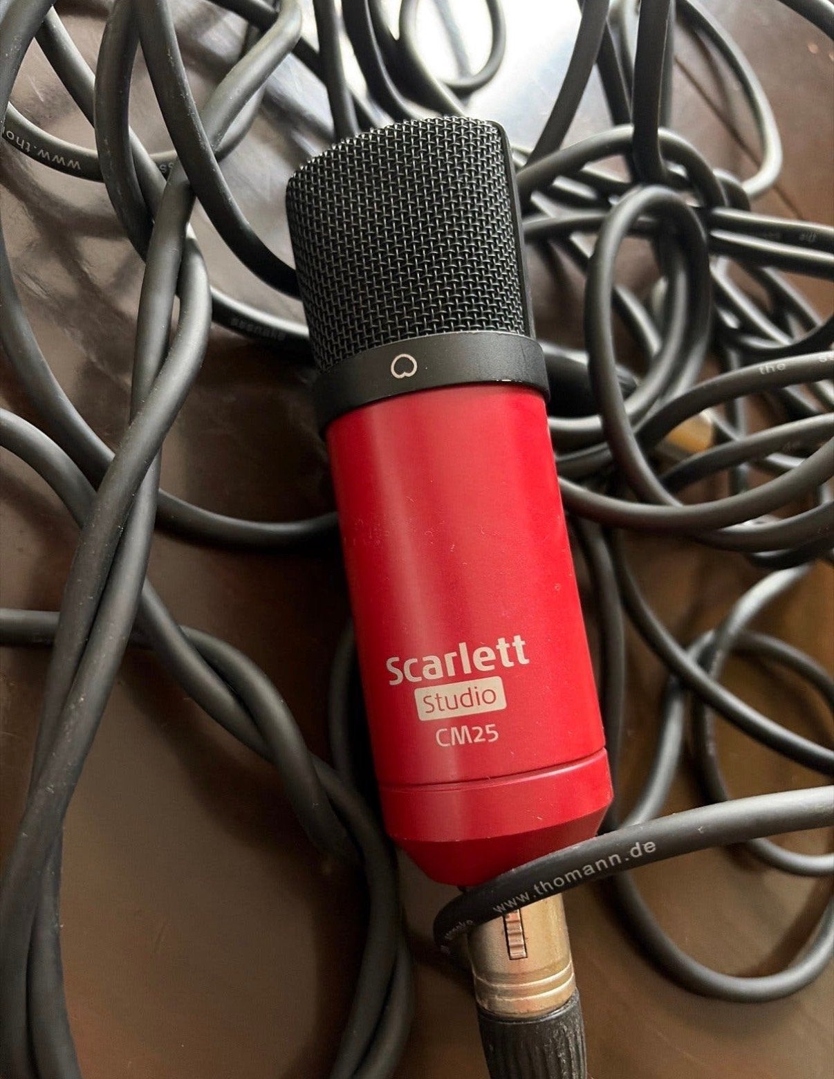 Focusrite Scarlett Studio CM25 Condensatormicrofoon, Ophalen, Zo goed als nieuw, Studiomicrofoon