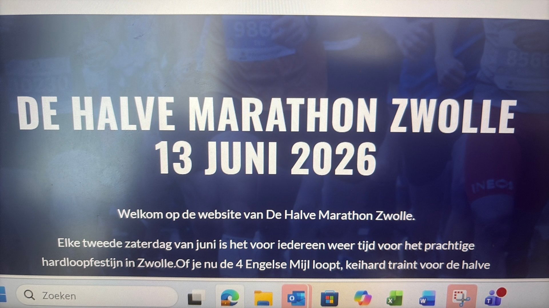 Halve marthon zwolle 2 kaartjes, Ophalen, Zo goed als nieuw, Overige typen, Overige merken