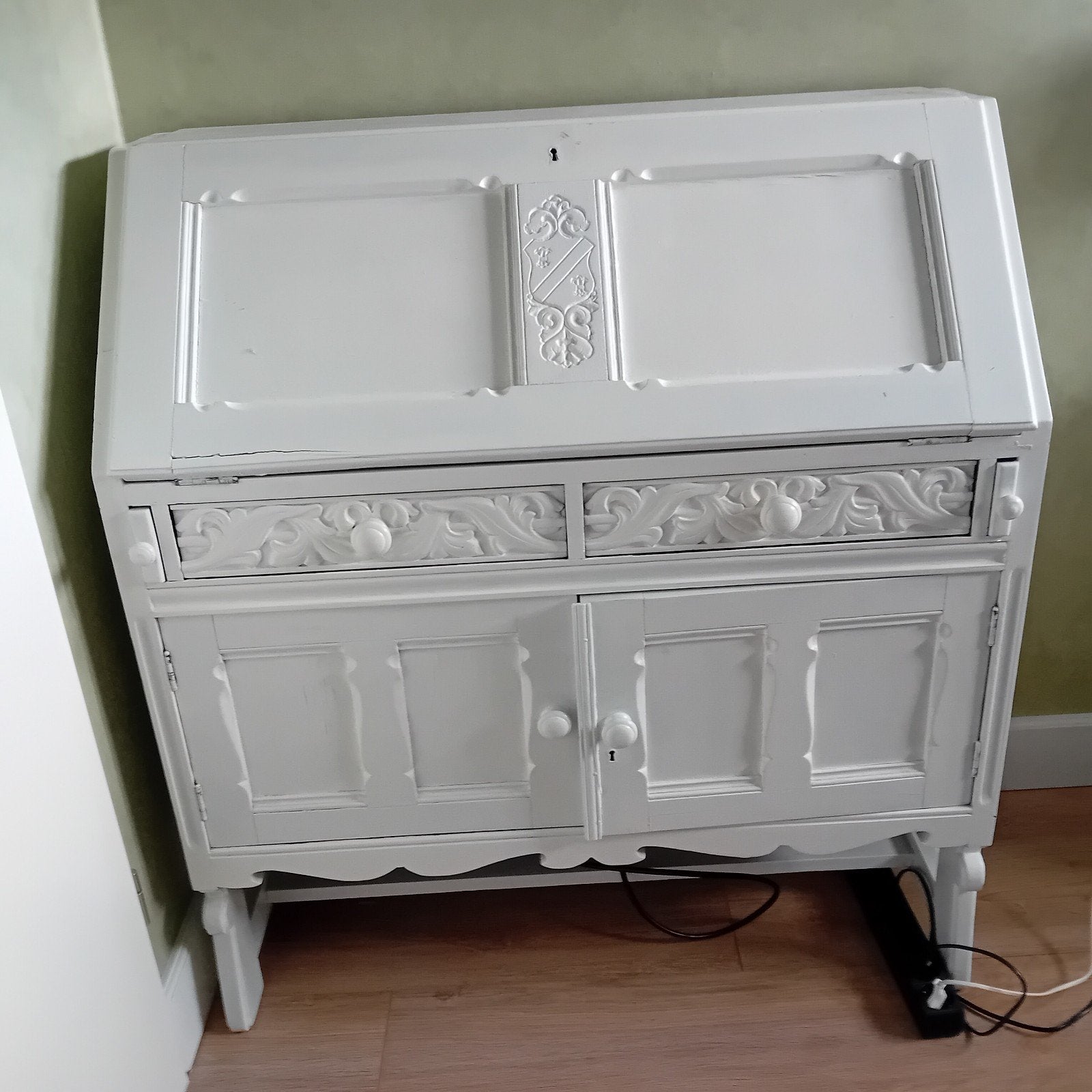 Buro / secretaire Brocante, Ophalen, Gebruikt