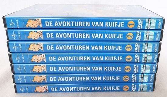 Kuifje - De Complete Animatieserie 22 Tekenfilms op 7 DVD's, Ophalen, Europees, Animatie, Alle leeftijden