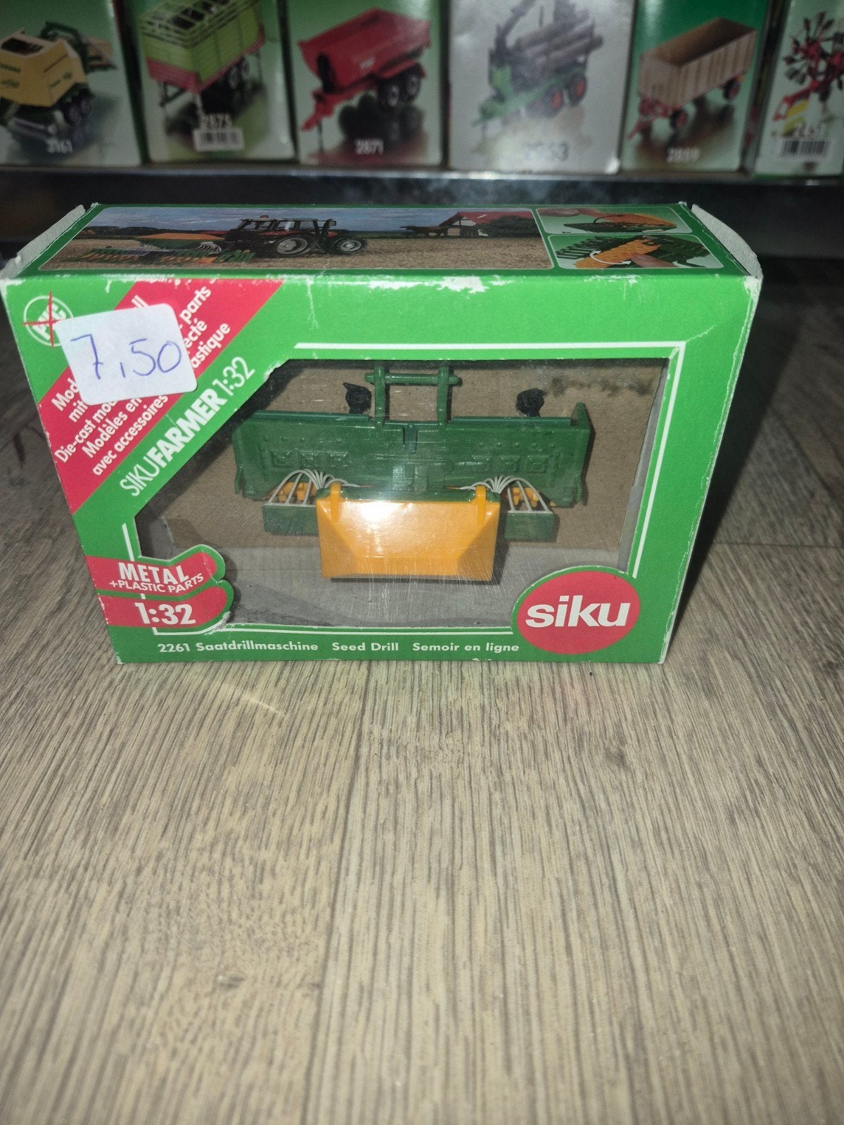 Siku Farmer 1:32 Zaaimachine - Nieuw in doos, Info@siku.de, Siku GmbH, Frankfurter Str. 72, 58511 Lüdenscheid, Duitsland, Nieuw