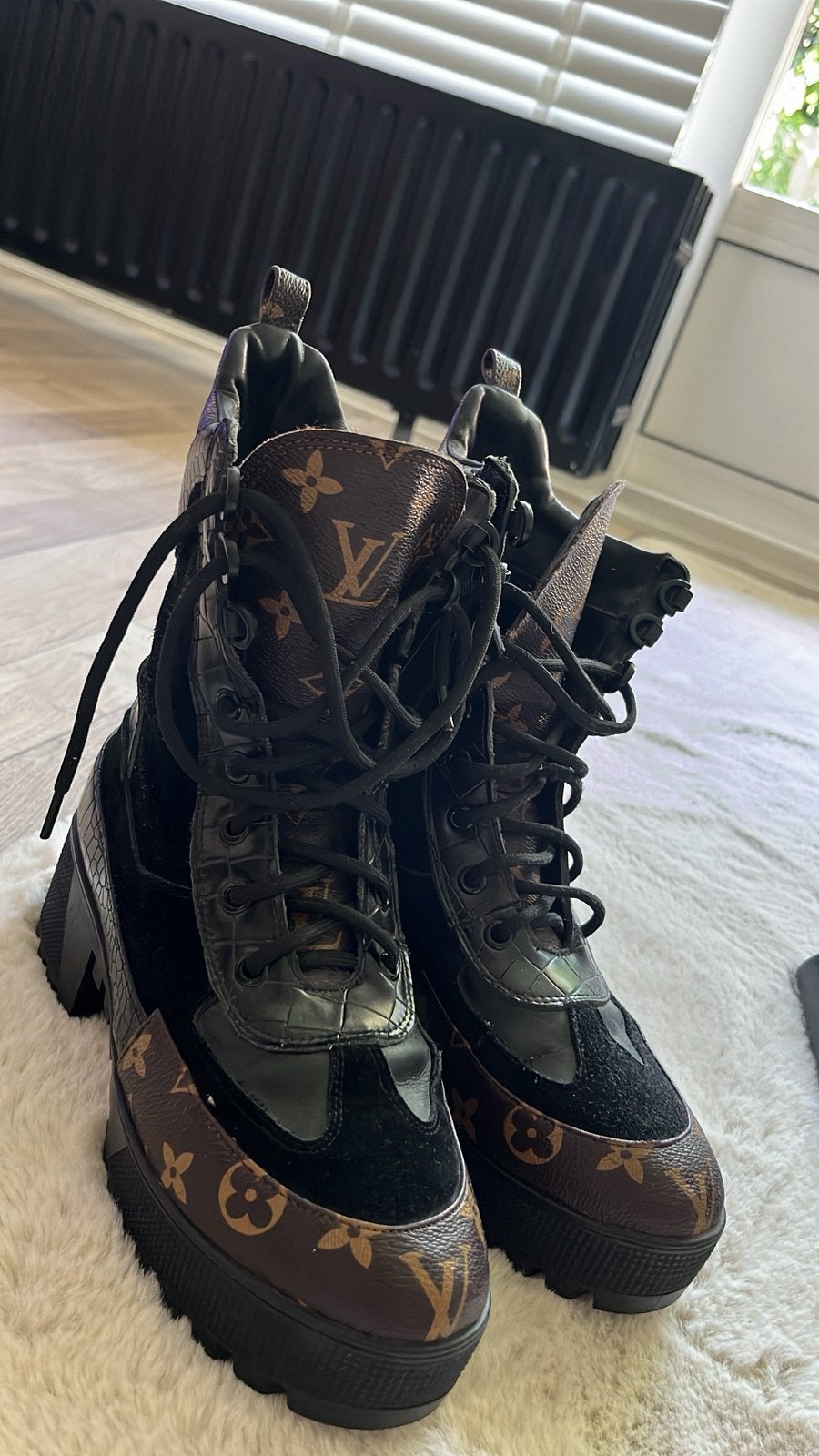 Stoere dames platform laarzen Maat 39, Ophalen of Verzenden, Zo goed als nieuw, Bruin