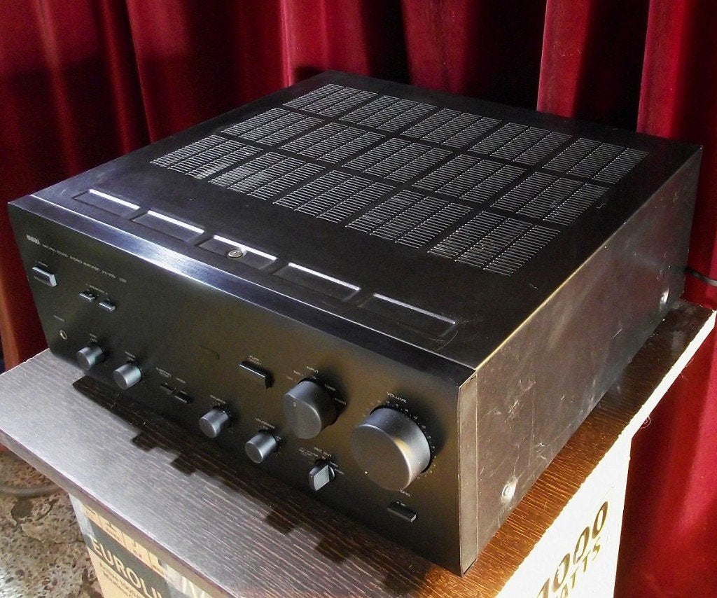 Yamaha AX-750 Natural Sound Stereo Versterker, Gebruikt, Yamaha, Ophalen of Verzenden, 60 tot 120 watt