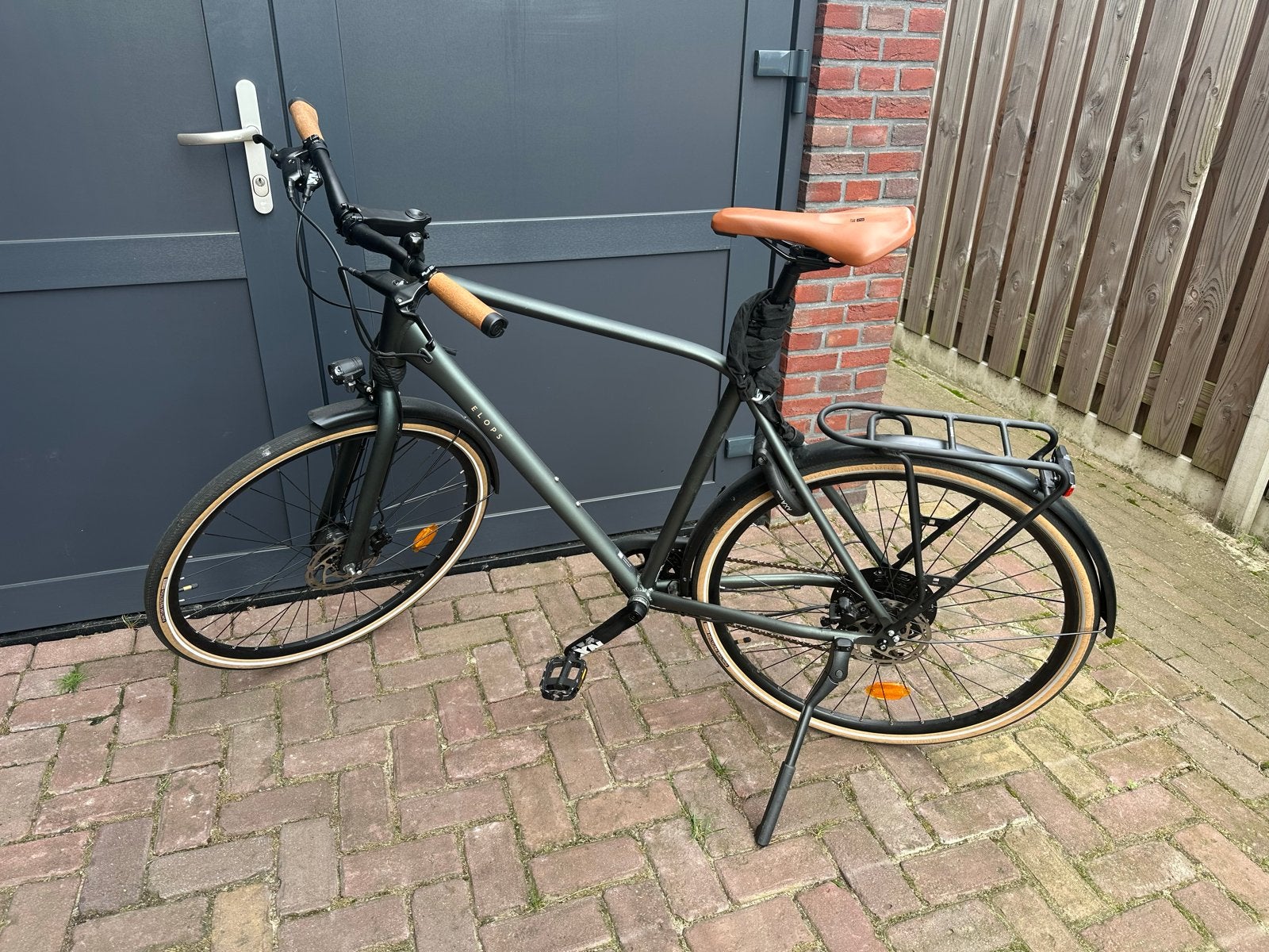 Elops Stadsfiets XL - goede staat, Gebruikt, Versnellingen, 61 tot 65 cm, Schijfrem