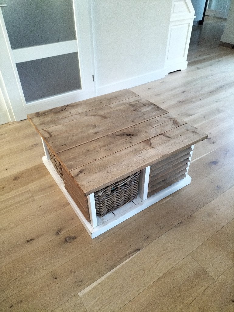 Salontafel, Ophalen, Gebruikt, 100 tot 150 cm, 50 tot 100 cm