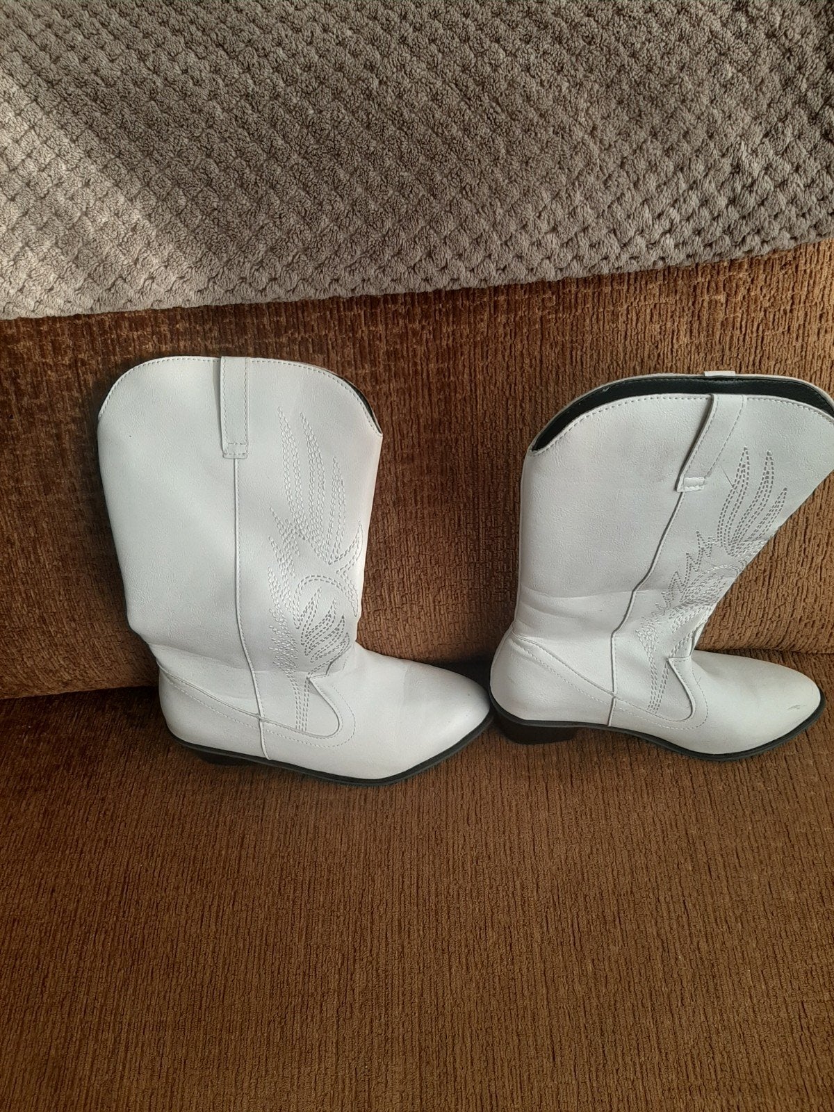 Witte cowboylaarzen maat 38, Kleding | Dames, Ophalen of Verzenden, Gedragen, Wit, Lage of Enkellaarzen