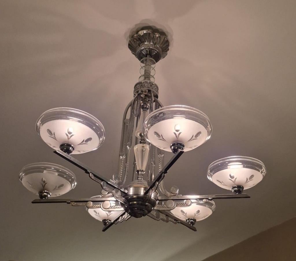 Art deco lamp antiek, Antiek en Kunst, Antiek | Lampen, Ophalen