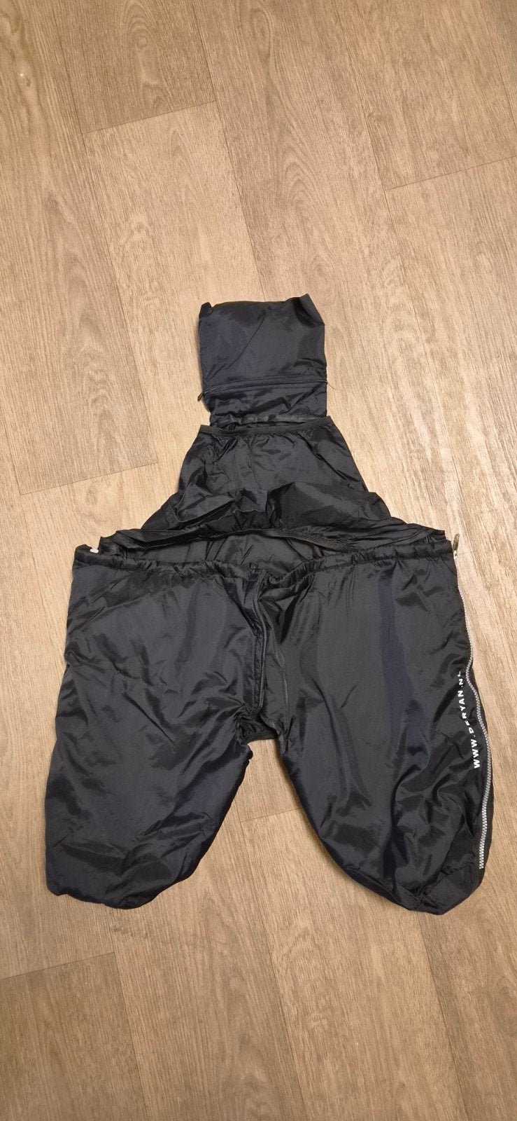 Deryan Regenhoes voor Kinder fietszitje - Zwart, Ophalen of Verzenden, Gebruikt, Regenpak, Kinderen