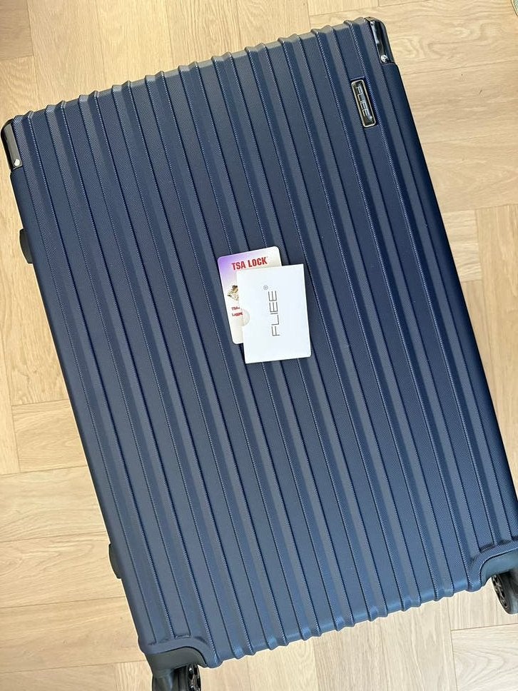 Flee koffer donker blauw 24”, Ophalen, Nieuw