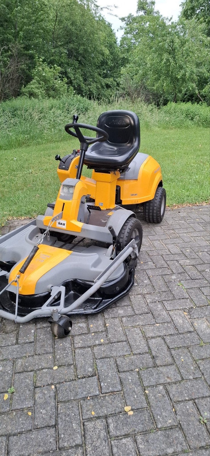 Te koop: Stiga park excellent, Tuin en Terras, Zitmaaiers, Ophalen, Gebruikt, Mulchfunctie, Stiga park