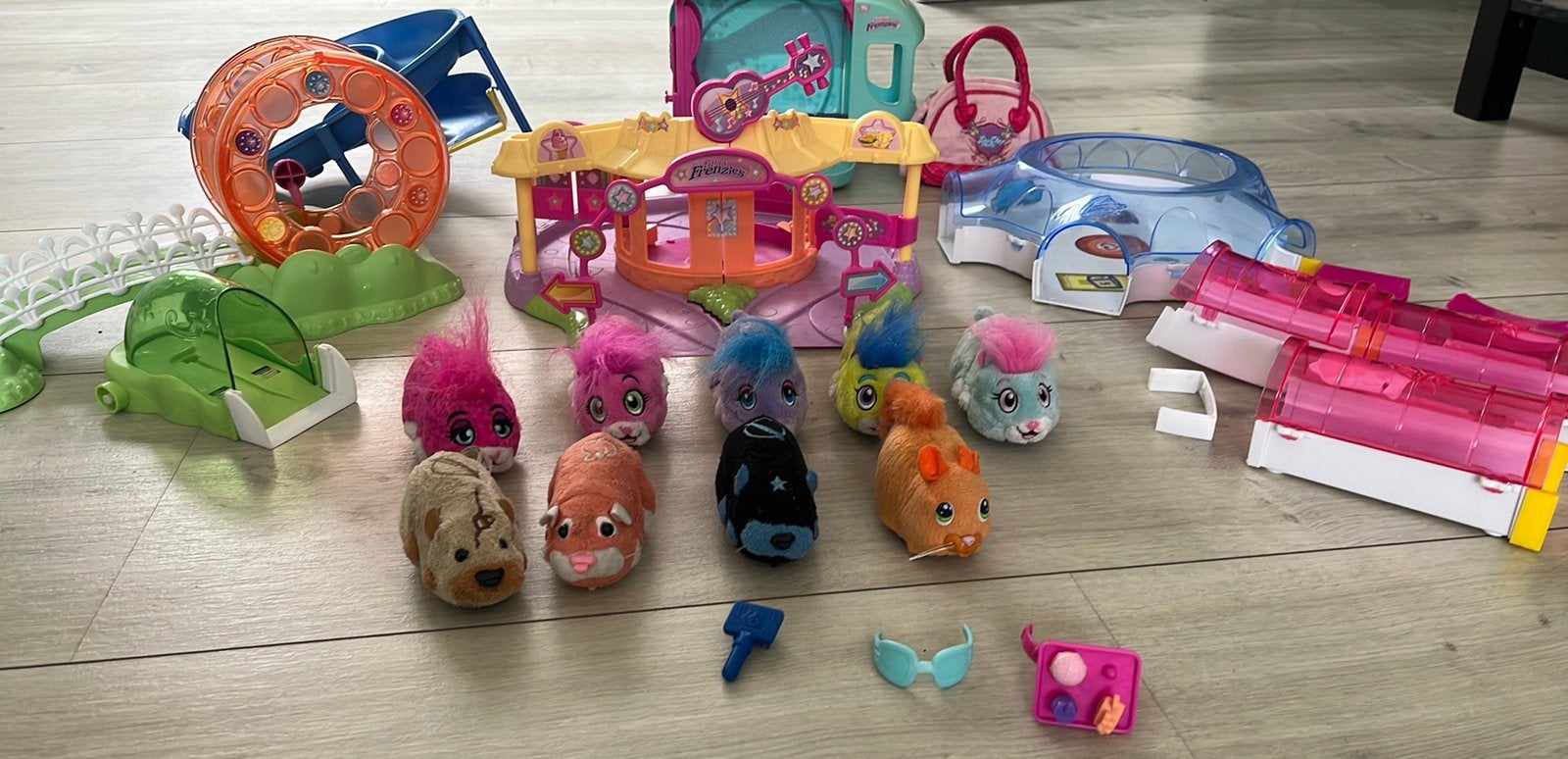 Super leuke speelset furry Frenzies hamsters, Ophalen of Verzenden, Zo goed als nieuw