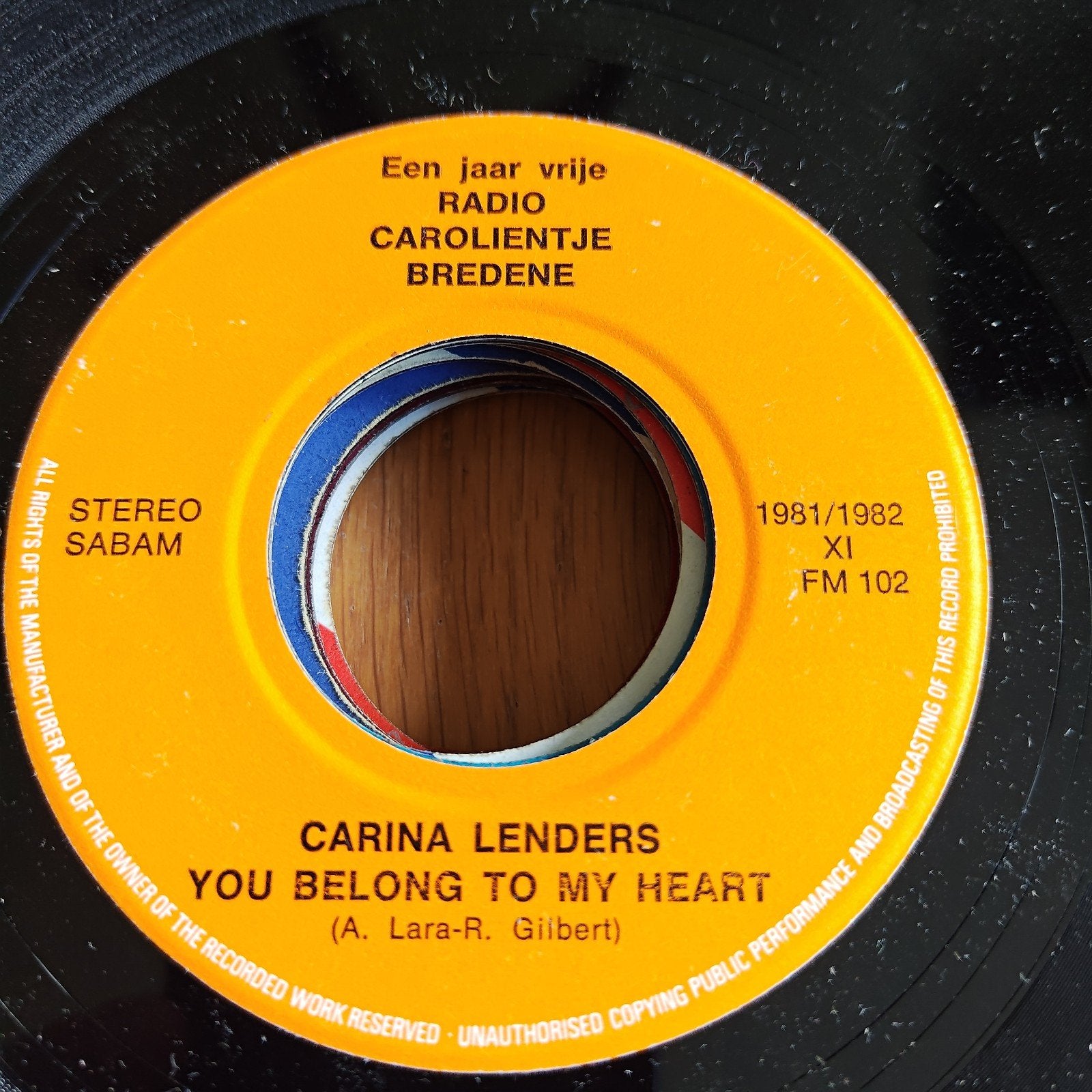 Tony Lenders - Zo Is Het Vissersleven /Carina Lenders - You, Gebruikt, 7 inch, EP, Schlager