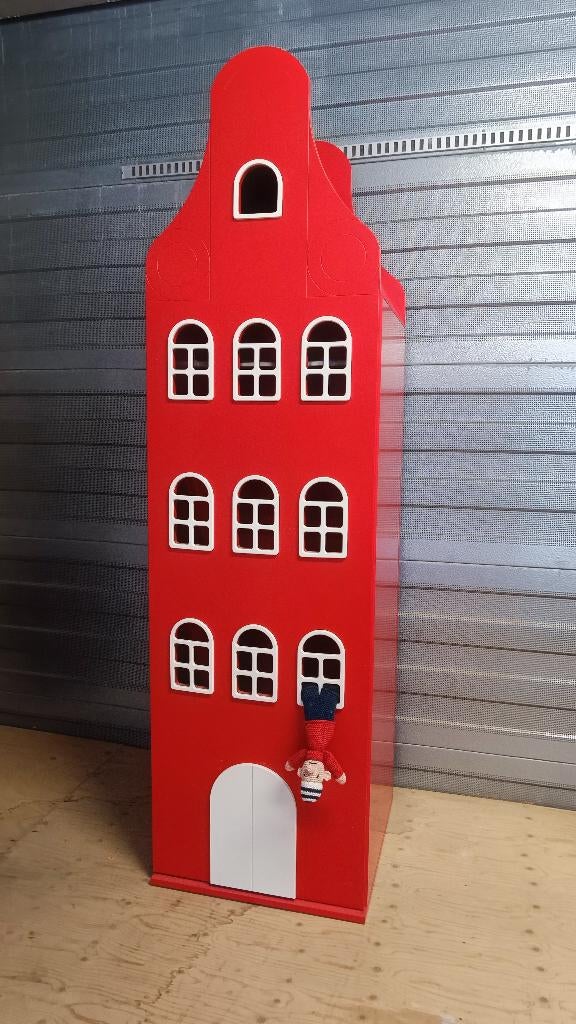 Grachtenpand kledingkast, Huis en Inrichting, Kasten | Kledingkasten, Ophalen, Overige materialen, Met deur(en), Gebruikt