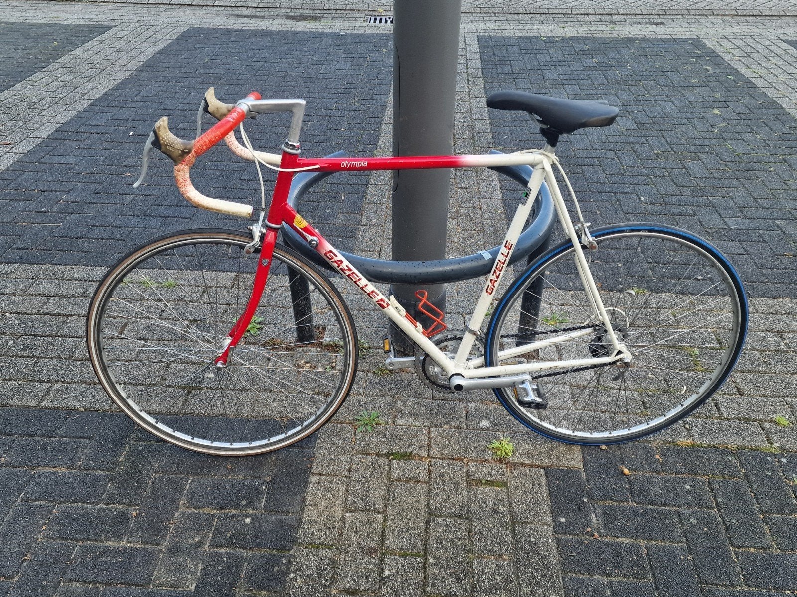 Oude Gazelle Olympia racefiets - Werkt naar behoren, Fietsen en Brommers, 28 inch, Gebruikt, Ophalen of Verzenden, Gazelle