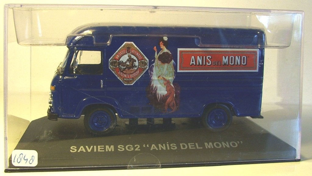 Hachette Saviem SG2 "Anis del Mono". Schaal 1/43. Nieuw., Ophalen of Verzenden, Nieuw, Auto, Overige merken