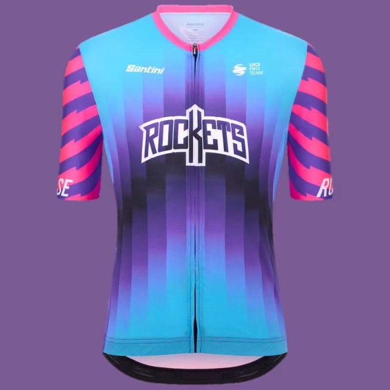 Rockets Wielershirt Maat L - Santini UCI Pro Team, Fietsen en Brommers, Heren, Nieuw, Ophalen of Verzenden, L