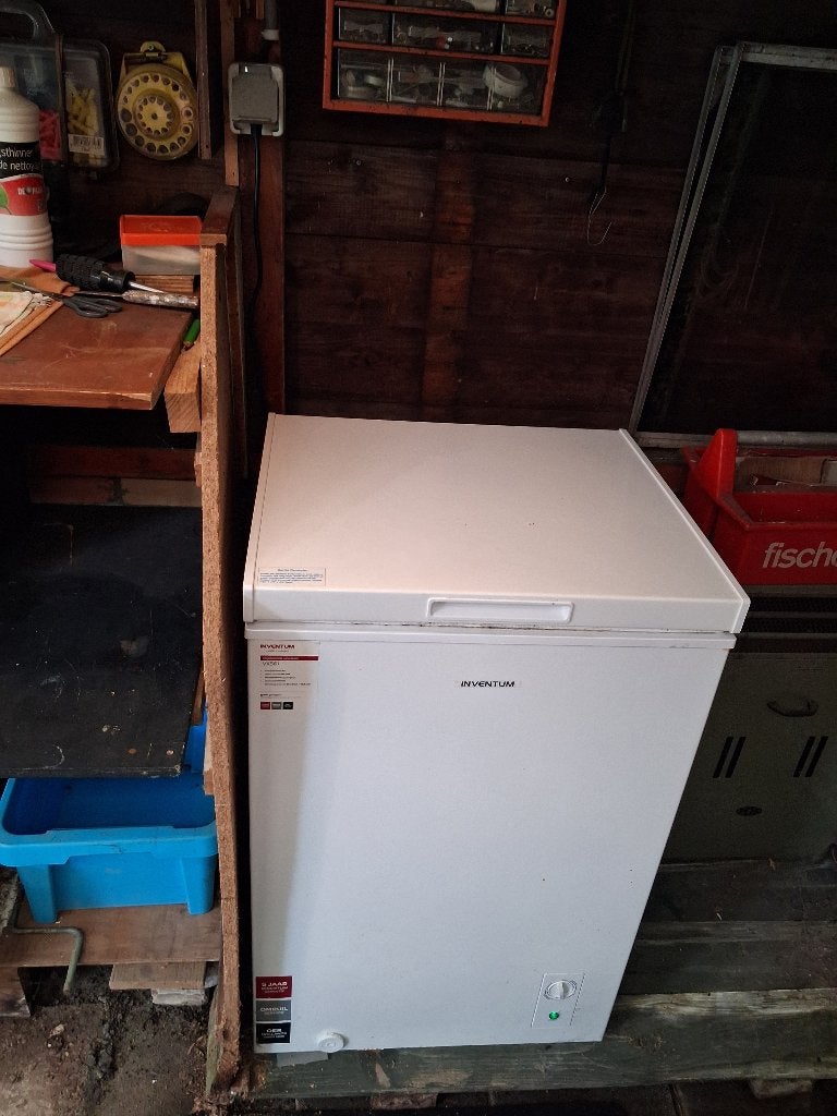 Inventum diepvrieskist, Witgoed en Apparatuur, Vriezers en Diepvrieskisten, Vrieskist, Gebruikt, Minder dan 60 cm, Vrijstaand