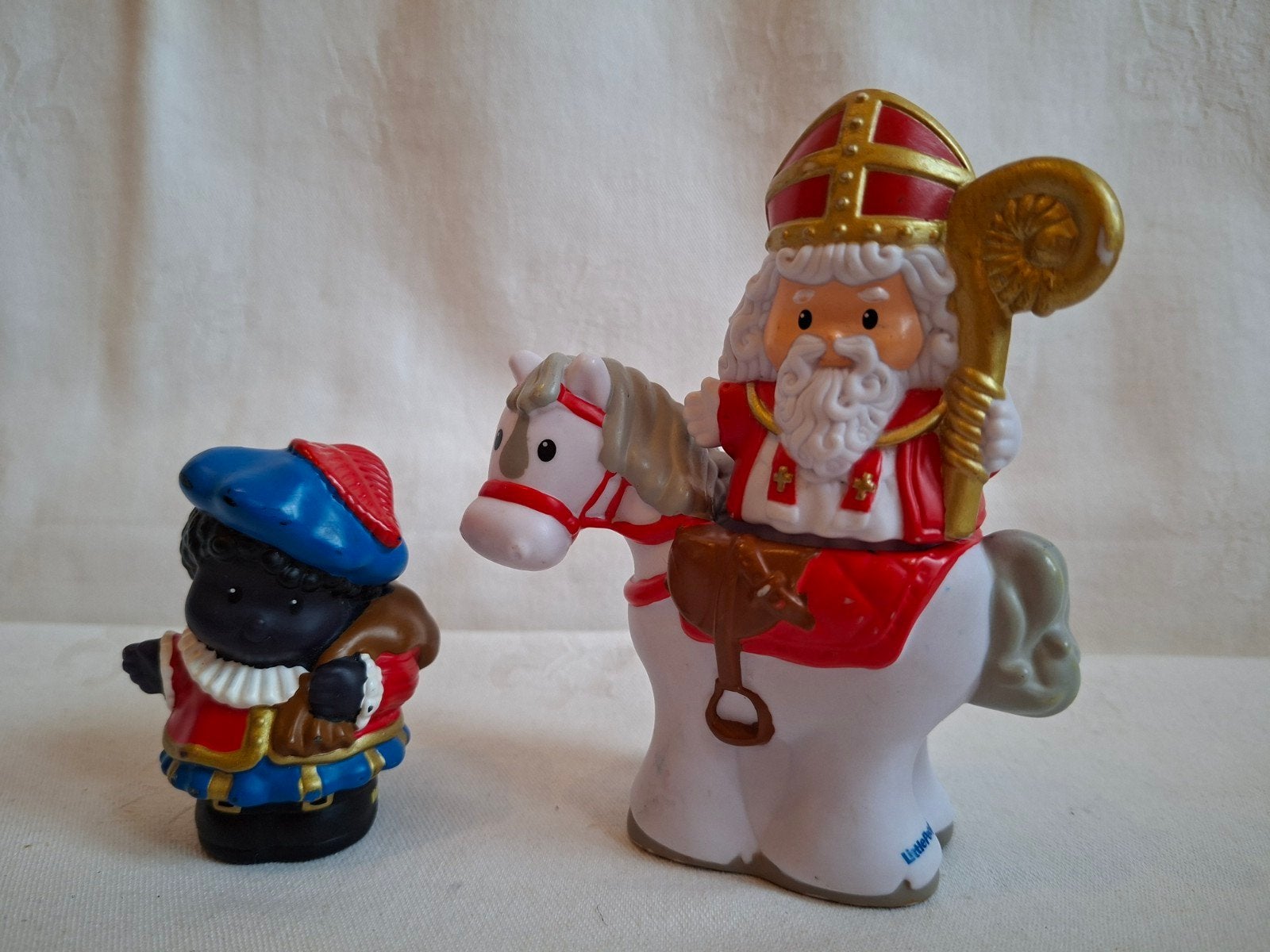 Little People Sinterklaas met Ozosnel en zwarte Piet, Kinderen en Baby's, Ophalen of Verzenden, Speelset